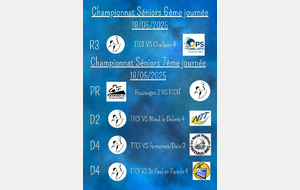 6 et 7ème journée de championnat Séniors
