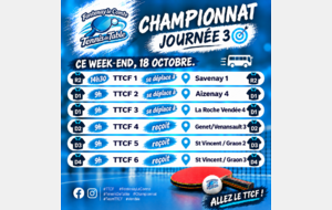 3ème journée - Championnat Séniors